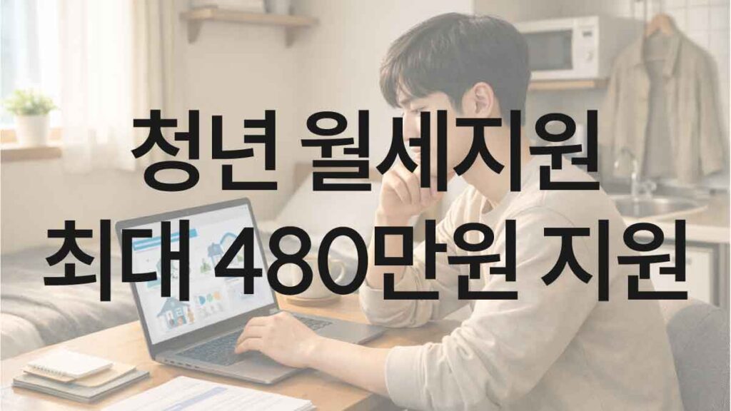 2026 청년월세 지원 신청방법 핵심 내용을 정리한 이미지